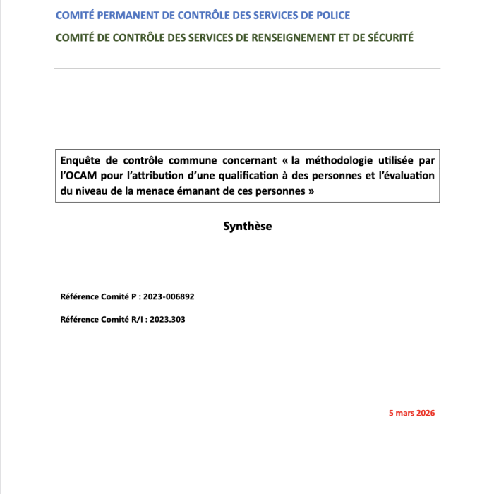 Enquête de contrôle