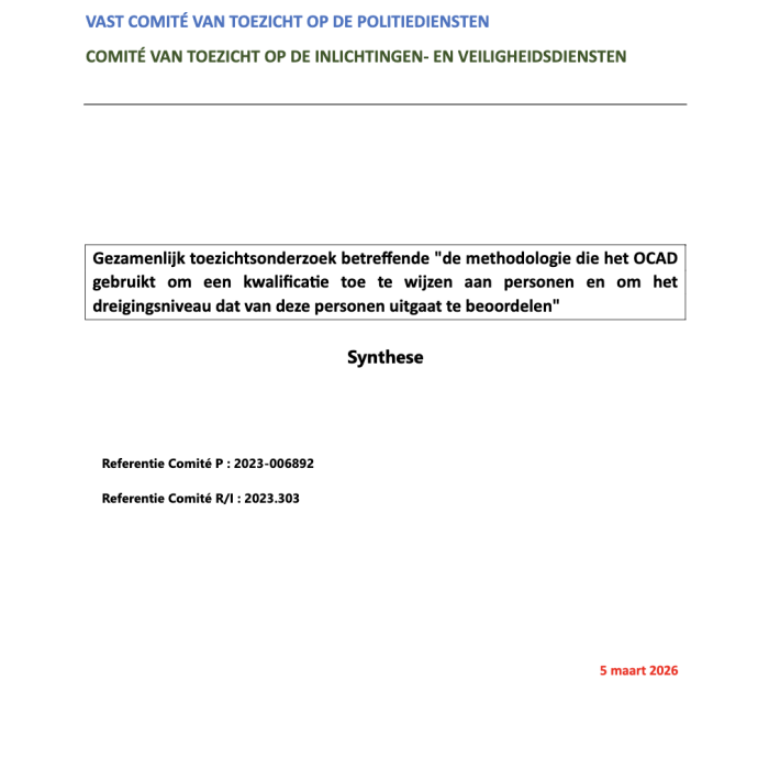 Toezichtonderzoek
